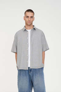 Mens Shirts: CROSBY SS SHIRT CHECK