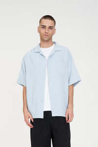 DILLON BOX SHIRT Y2K BLUE