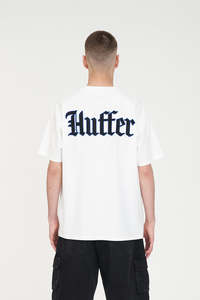 Mens: BLOCK TEE 220/CENTURY CHALK