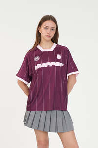Womens: WMNS FOOTBALL TEE DARK CHERRY