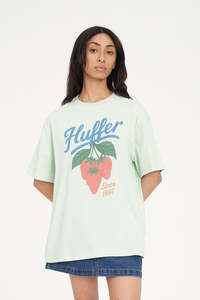 Womens T Shirts: RELAX TEE 220/BERRY GOOD MATCHA