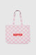 Classic Beach Tote/grind Pink/white