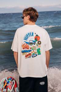 BLOCK TEE 220/HEADLINER CHALK