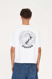 New Zealandness: BLOCK CROP TEE 220/HOTSPOT WHITE