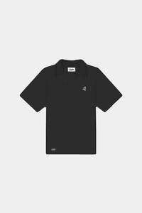 Womens Shirts: WOMENS TECH BIRDIE SS POLO BLACK