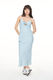 Belize Tie Maxi Dress Blue