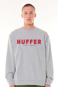 Hoods Crews: TRUE CREW/SECOND BASE GREY MARLE