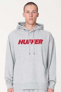 MENS TRUE HOOD/OUTLINE GREY MARLE