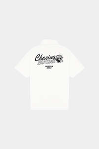 Mens Shirts: CLASSIC SS POLO/CHASE CHALK