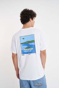 Mens: SUP TEE 190/HOLE IN NONE WHITE