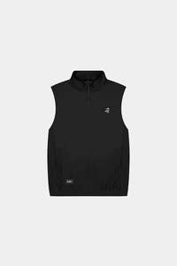 TECH 1/4 ZIP VEST BLACK