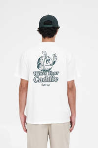 Mens: SUP TEE 190/YOUR CADDIE CHALK