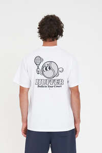 Mens: SUP TEE 220/ON COURT WHITE