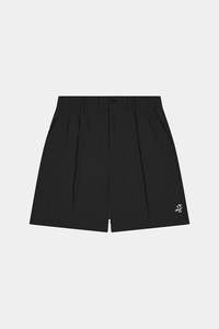 Womens Shorts: WOMENS BIRDIE LONGLINE SHORT BLACK