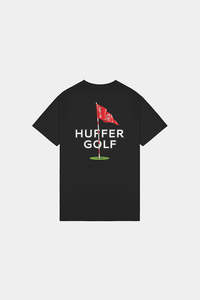 Mens T Shirts: SUP TEE 220/FLAGGED BLACK