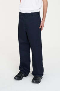 Mens Pants: DOUBLE KNEE WIDE UNION PANT NAVY