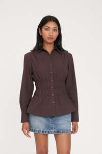 Womens Shirts: ADA SHIRT CHESTNUT