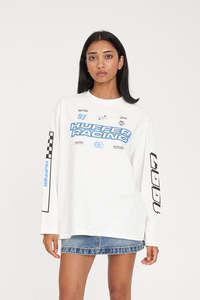 LS RELAX TEE 220/SPONSORS CHALK