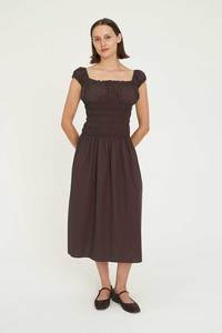 CRUISE ISLA MIDI DRESS CACAO