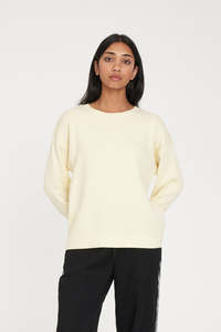 Womens: NEVE CREW FRENCH VANILLA