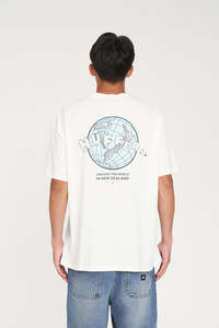 BLOCK TEE 220/FLIGHT PLAN CHALK