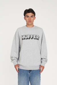 Hoods Crews: MENS WEEKEND CREW/CONSOLE GREY MARLE