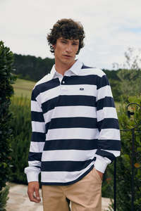 Hoods Crews: CLASSIC RUGBY/3BALL NAVY/WHITE