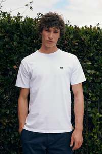 Mens: SLIM TEE / 3BALL WHITE