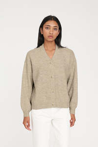 KENDALL CARDIGAN OAT MARLE