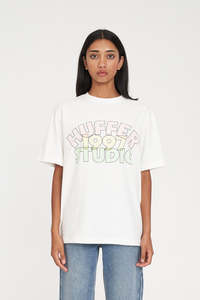 Womens T Shirts: RELAX TEE 220/CHROMA CHALK