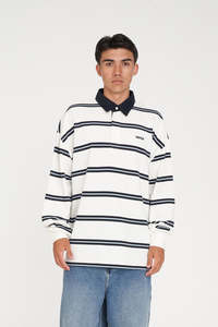 STRIPE GRAND RUGBY CHALK/NAVY/BLUE