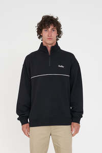 MENS HFR BASIC 1/4 ZIP BLACK
