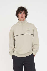 MENS HFR BASIC 1/4 ZIP MOONROCK