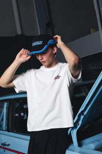 Mens Accessories: GAFFER CAP/ENGINEER BLACK/BLUE