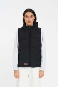 Womens Down Jackets: WMNS CLASSIC DOWN VEST BLACK