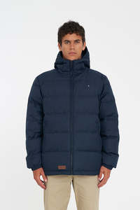 MENS CLASSIC DOWN JKT HRGBONE NAVY