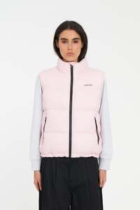 WMNS RIDER PUFFER VEST PETAL