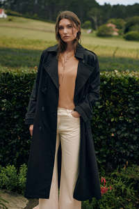 CLASSIC TRENCH COAT BLACK