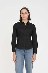 CLARISSE SHIRT BLACK