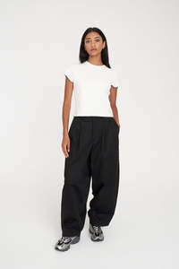 ELLIOT BARREL PANT BLACK