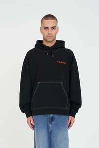 Hoods Crews: BLOCK HOOD 350/STITCHED BLACK