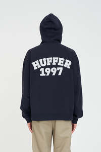BLOCK ZIP HOOD 350/SLAB NAVY