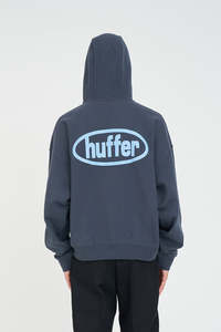 Hoods Crews: SUB CROP ZIP HOOD 350/PRO ASPHALT