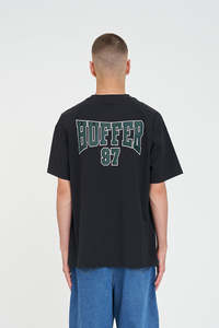 Mens: BLOCK TEE 220/ATTAIN BASALT
