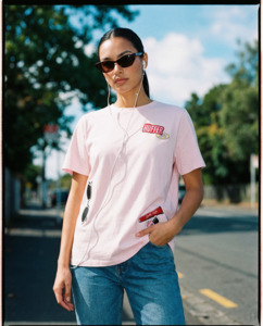 Womens T Shirts: CLASSIC TEE 170/GOOD TO GO PETAL