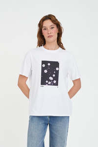 CLASSIC TEE 170/BLOOMING WHITE