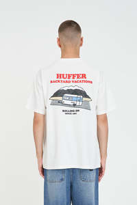 Mens T Shirts: BLOCK TEE 220/ROLLIN CHALK