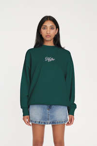Womens Hoods Crews: WMNS WEEKEND CREW/ADORE EMERALD
