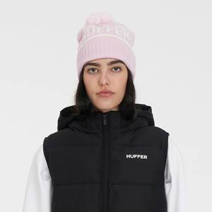 Womens Accessories: SIDELINE POMPOM BEANIE COSMO