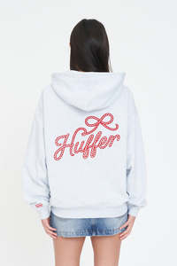 RELAX ZIP HOOD/LASSO SILVER MARLE